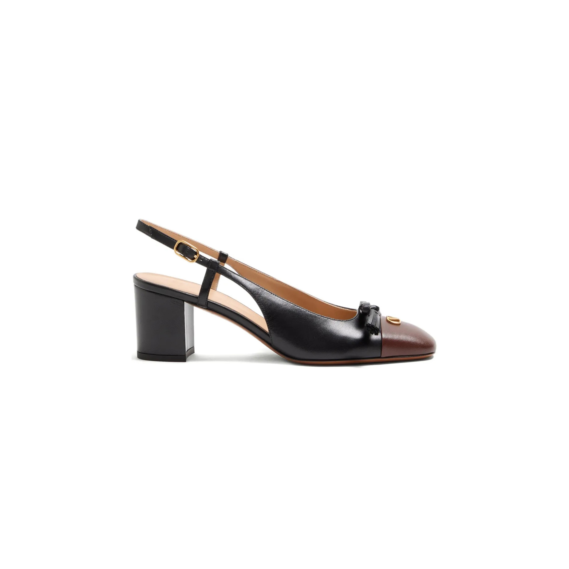 Va1e*ntin0 garavani du roi ankle-strap mid-heel shoes 6cm